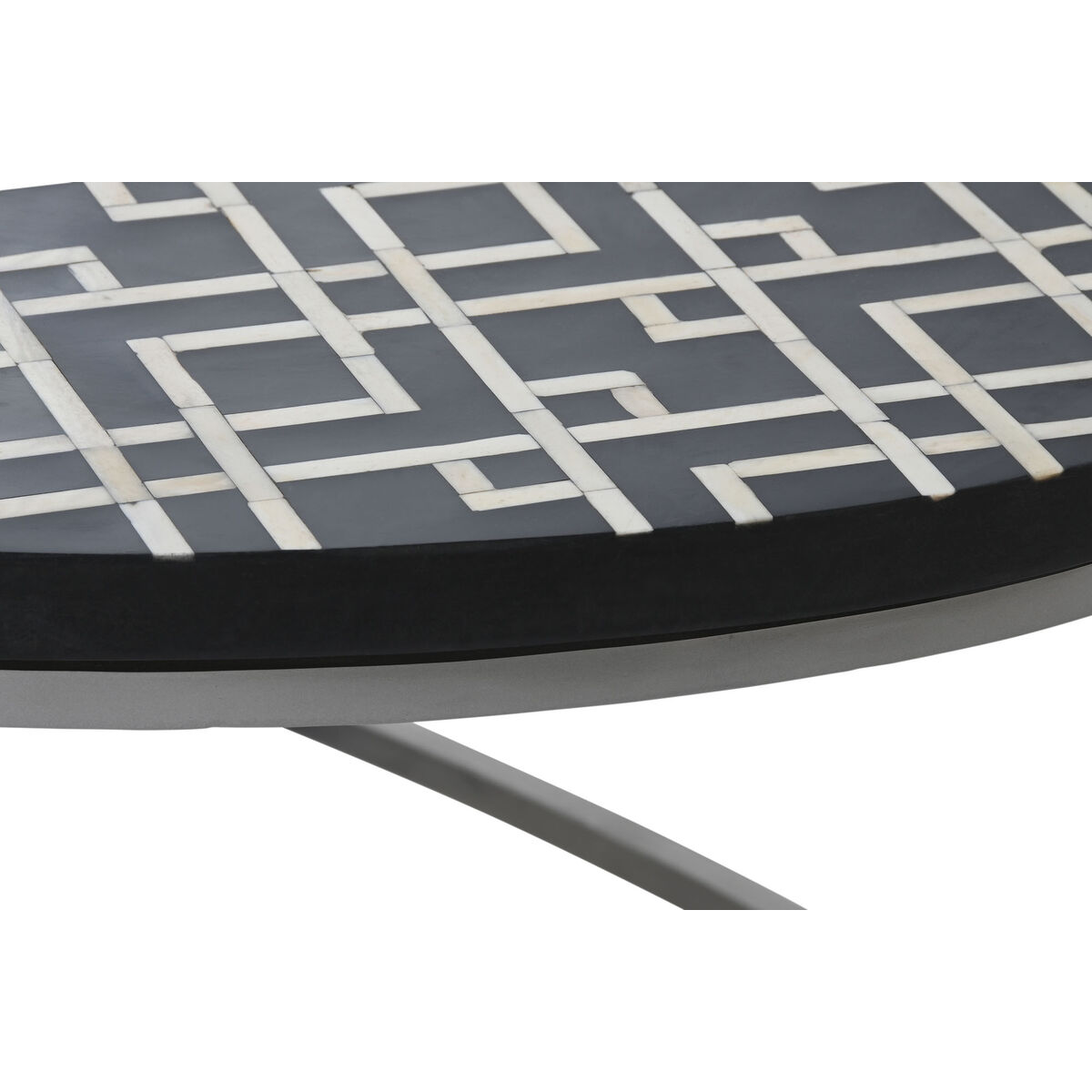 Soffbord Home ESPRIT Svart Elfenben 150 x 80 x 40 cm - 3