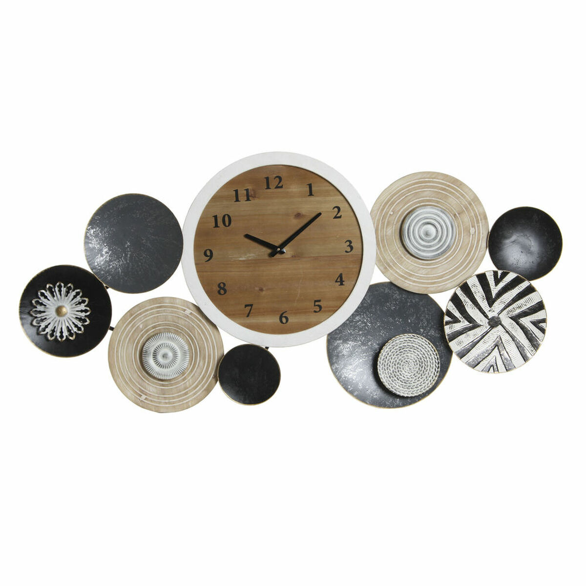 Väggklocka DKD Home Decor Metall Trä (105.4 x 6.5 x 51.5 cm) - 3