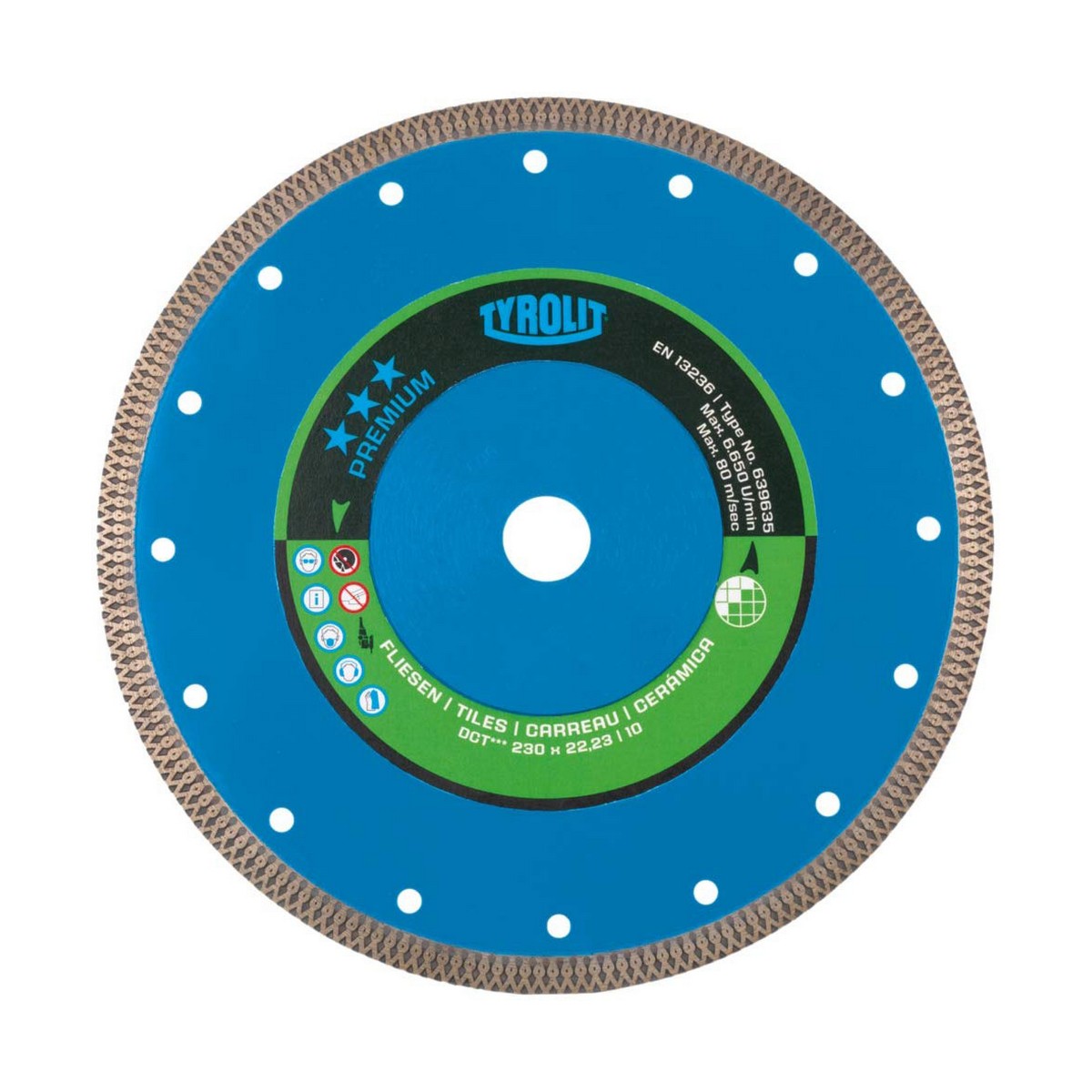 Skärskiva Tyrolit Ø125 x 1,2 x 22,23 mm