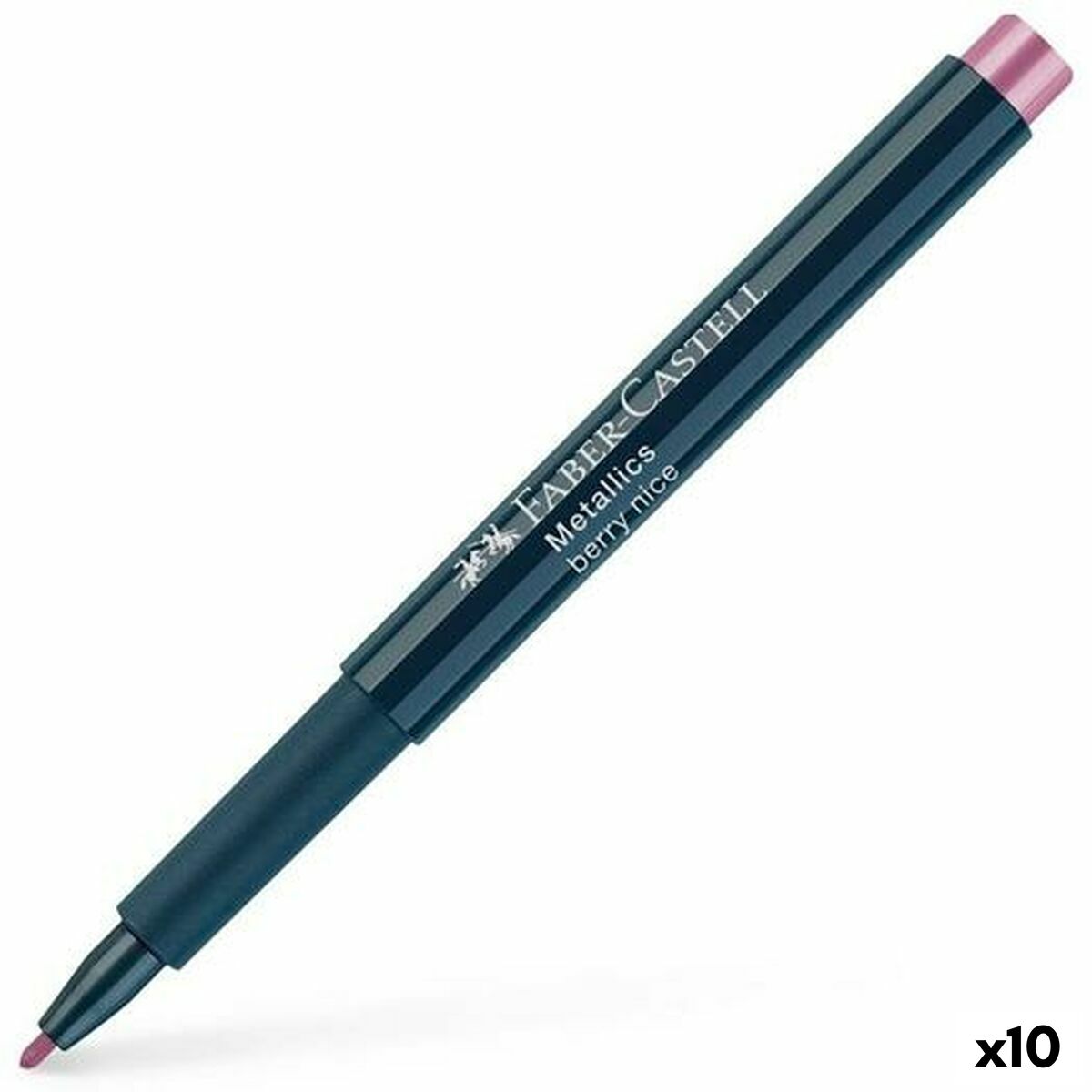 Tuschpennor Faber-Castell Metallics Berry Nice Rosa (10 antal) - 3