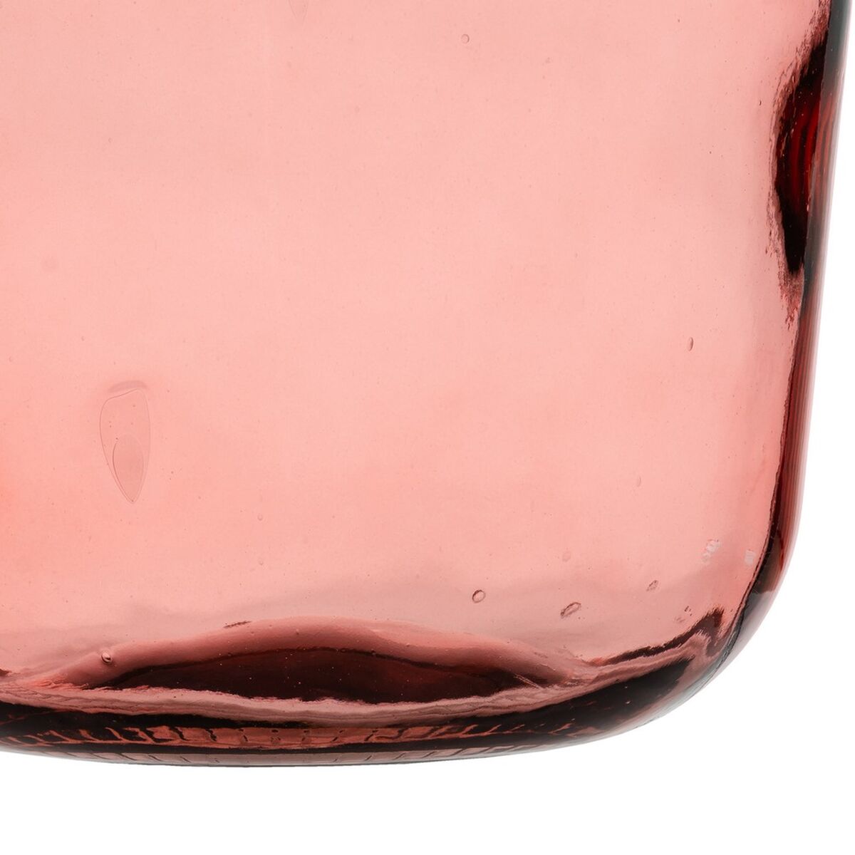 Dekorativ karaff 36,5 x 36,5 x 56 cm Rosa återvinningsglas - 2
