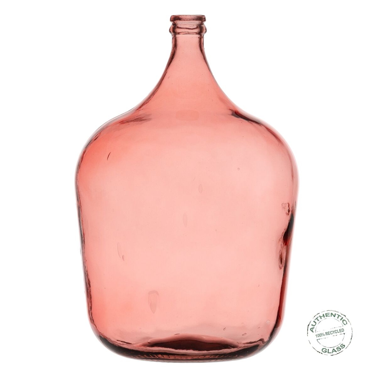 Dekorativ karaff 36,5 x 36,5 x 56 cm Rosa återvinningsglas - 8