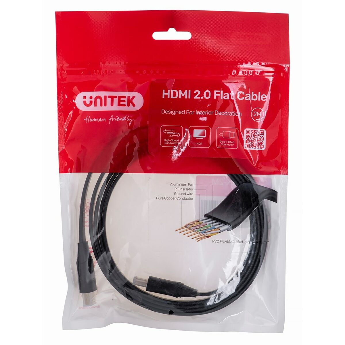 Kabel HDMI Unitek C11063BK-2M 2 m
