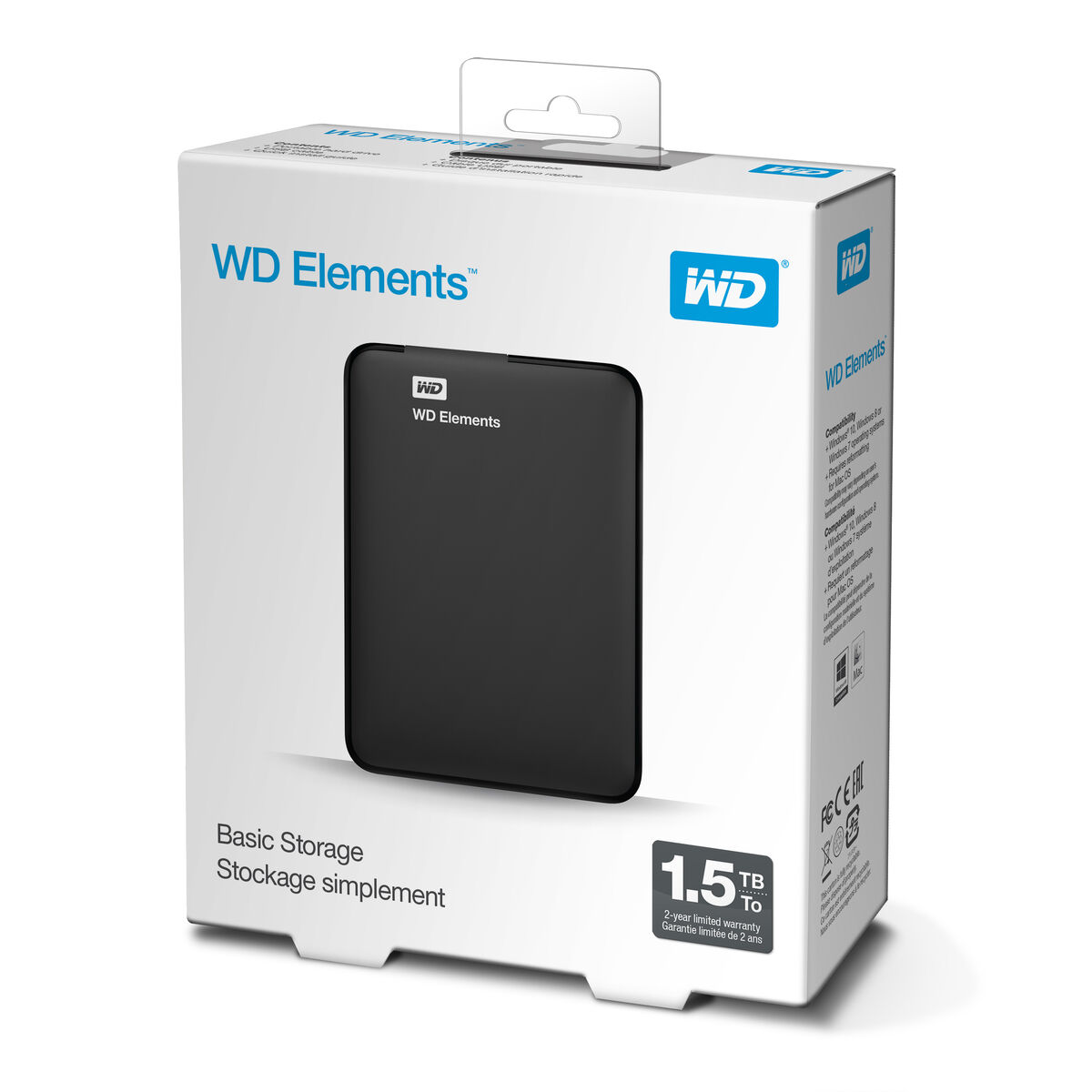 Extern Hårddisk Western Digital WD Elements Portable - 4