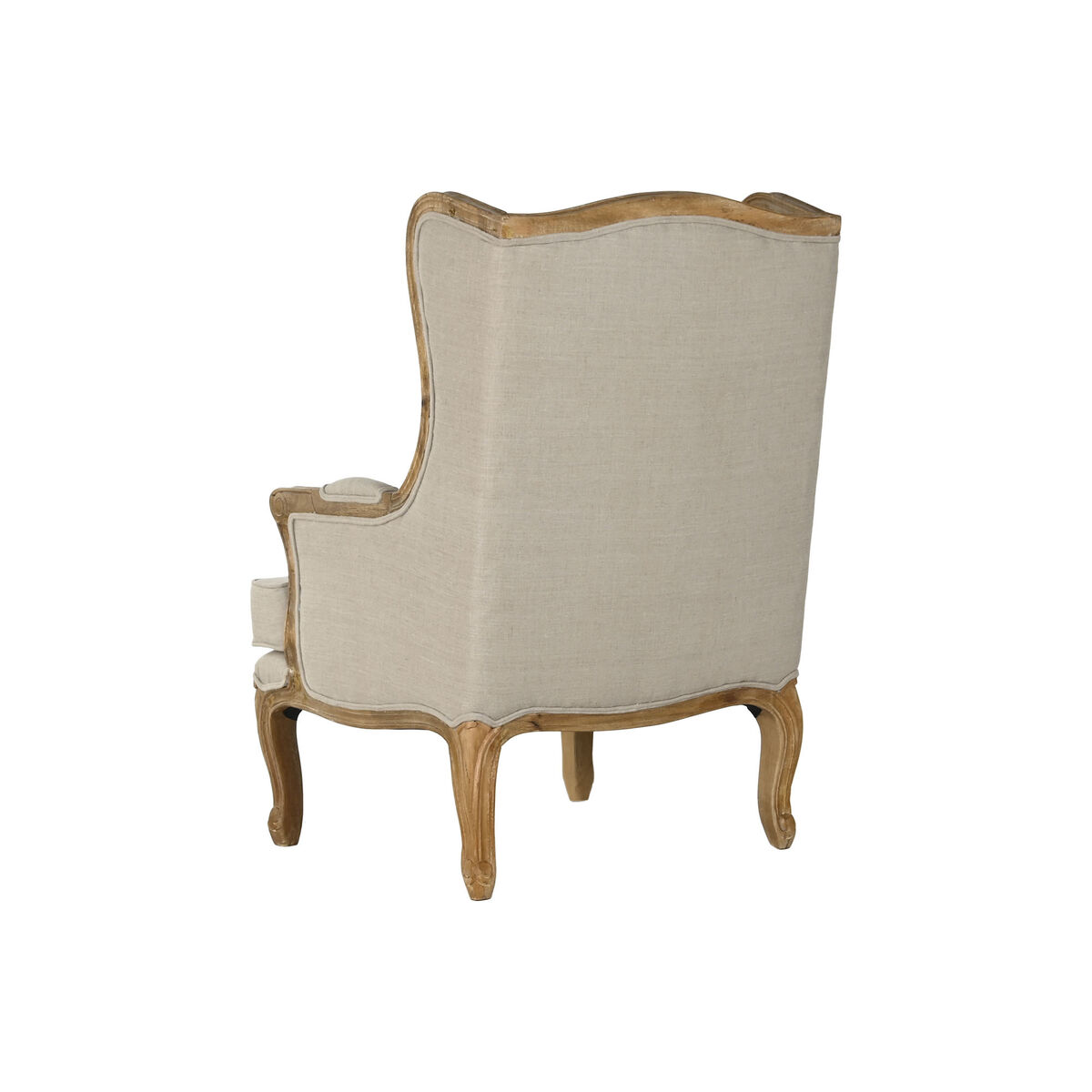 Fåtölj Home ESPRIT Vit Naturell Mangoträ 72 x 75 x 110 cm - 3