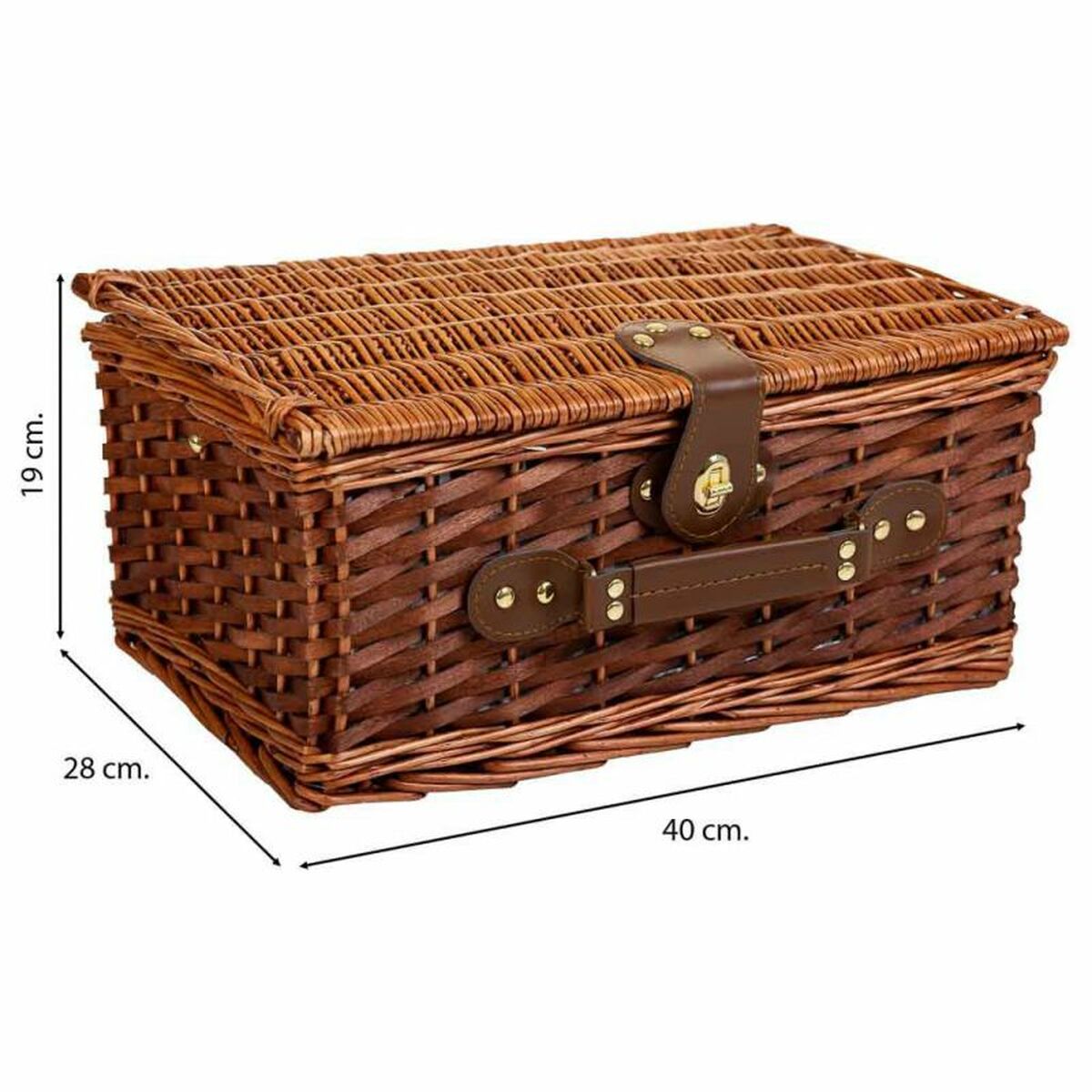 Picknickkorg Alexandra House Living Brun vide - 4