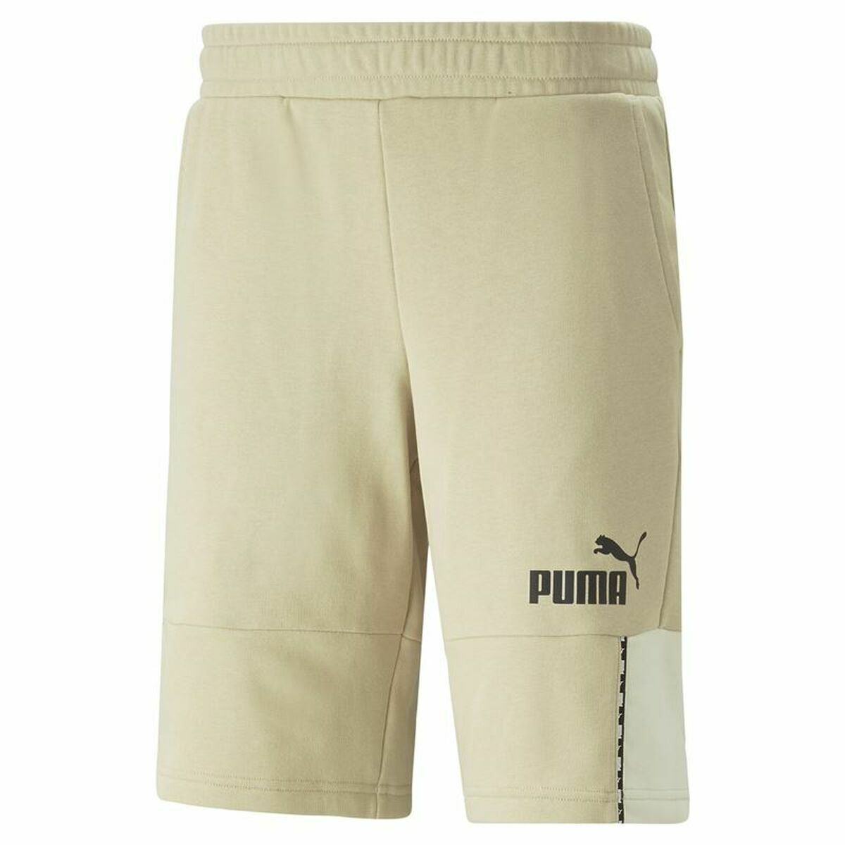 Träningsshorts Puma  Essentials Block Tape Grå Vit - 2