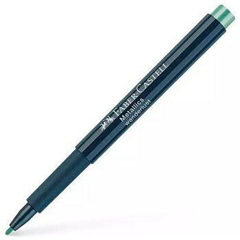 Tuschpennor Faber-Castell Metallics Wanderlust Grön (10 antal)