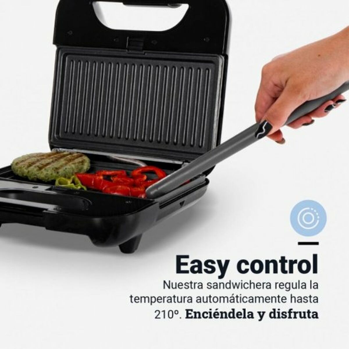 Smörgåsmaskin Universal Blue Spicy Grill Plus 5008X 700 W Svart - 5
