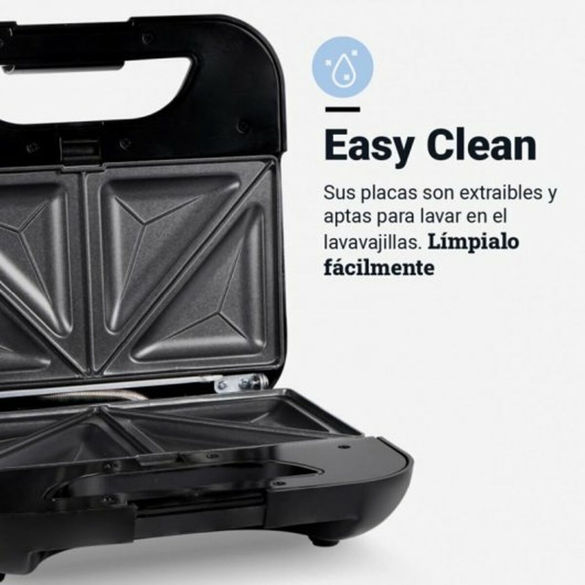 Smörgåsmaskin Universal Blue Spicy Grill Plus 5008X 700 W Svart - 7