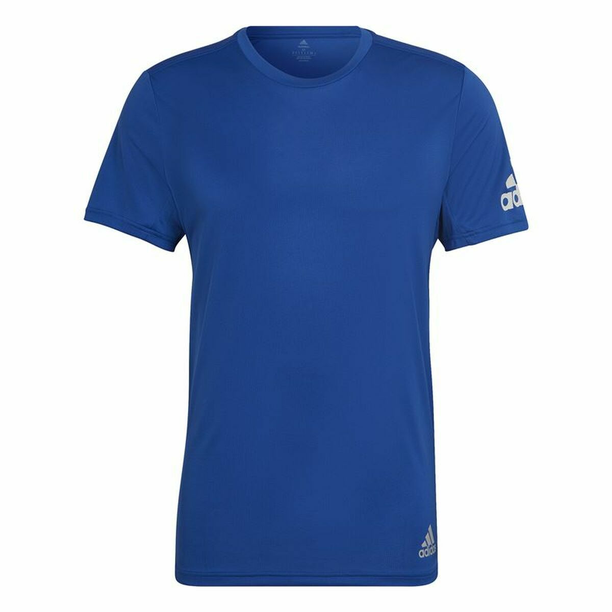 T-shirt med kortärm Herr Adidas Run It  Blå - 2