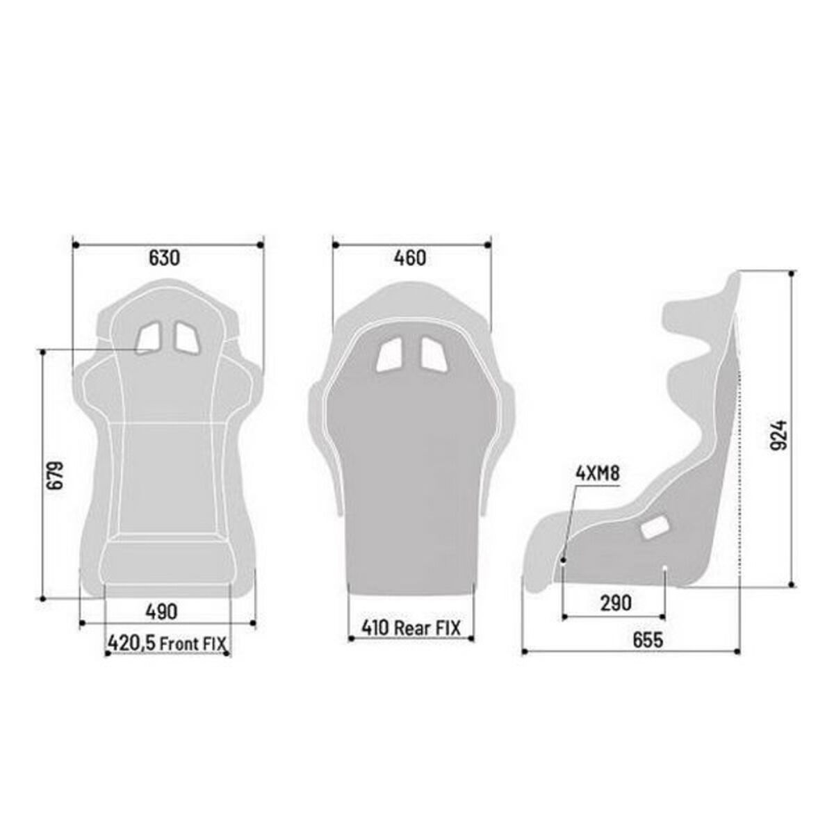 Sits Sparco 008017RNR Svart - 4