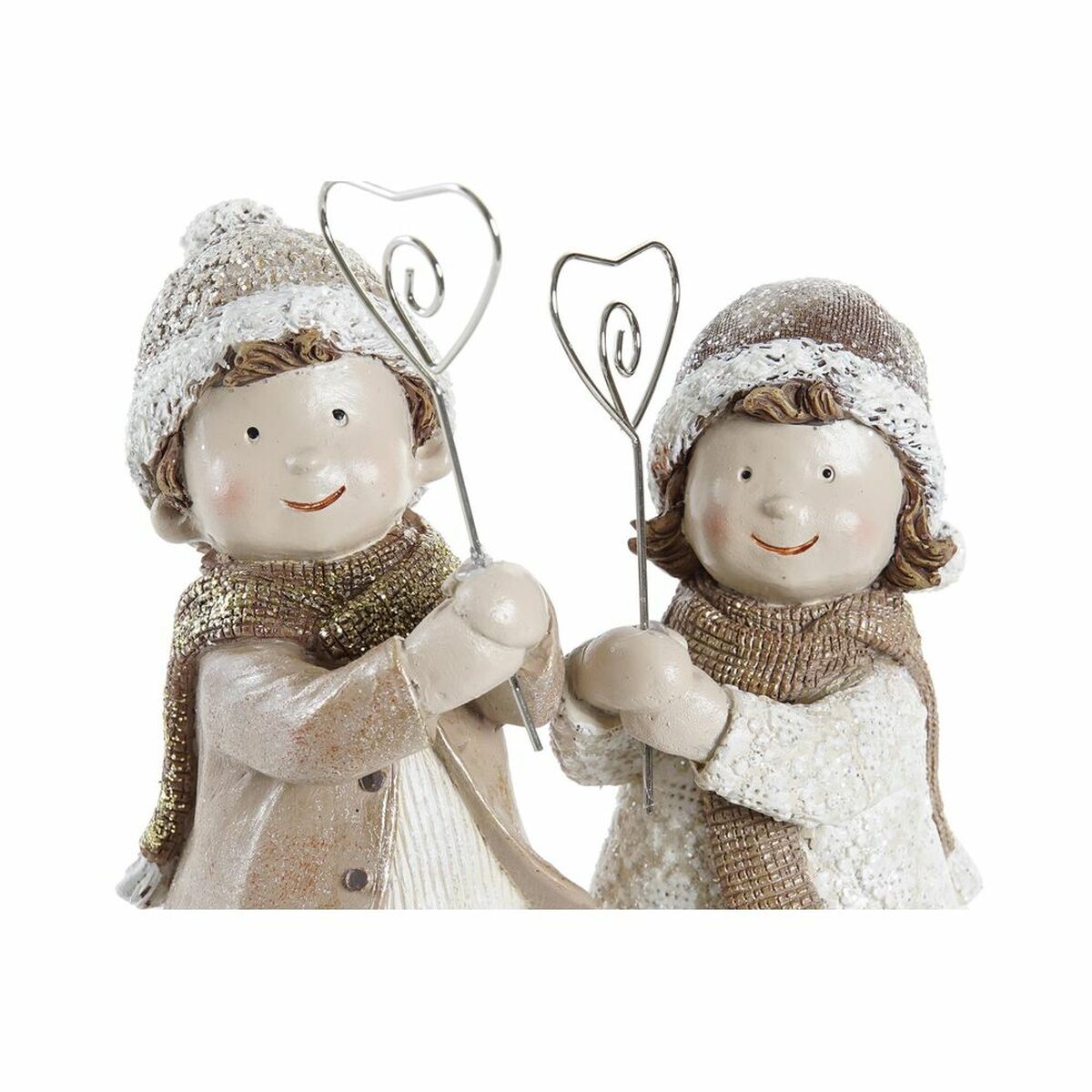Julgranskula DKD Home Decor Harts Pojkar (9 x 6 x 19,5 cm) (2 antal) - 3