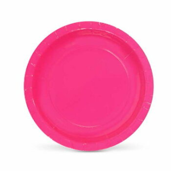 Tallriksset Algon Engångsanvändning Papp Fuchsia 20 x 20 x 1,5 cm (36 antal)