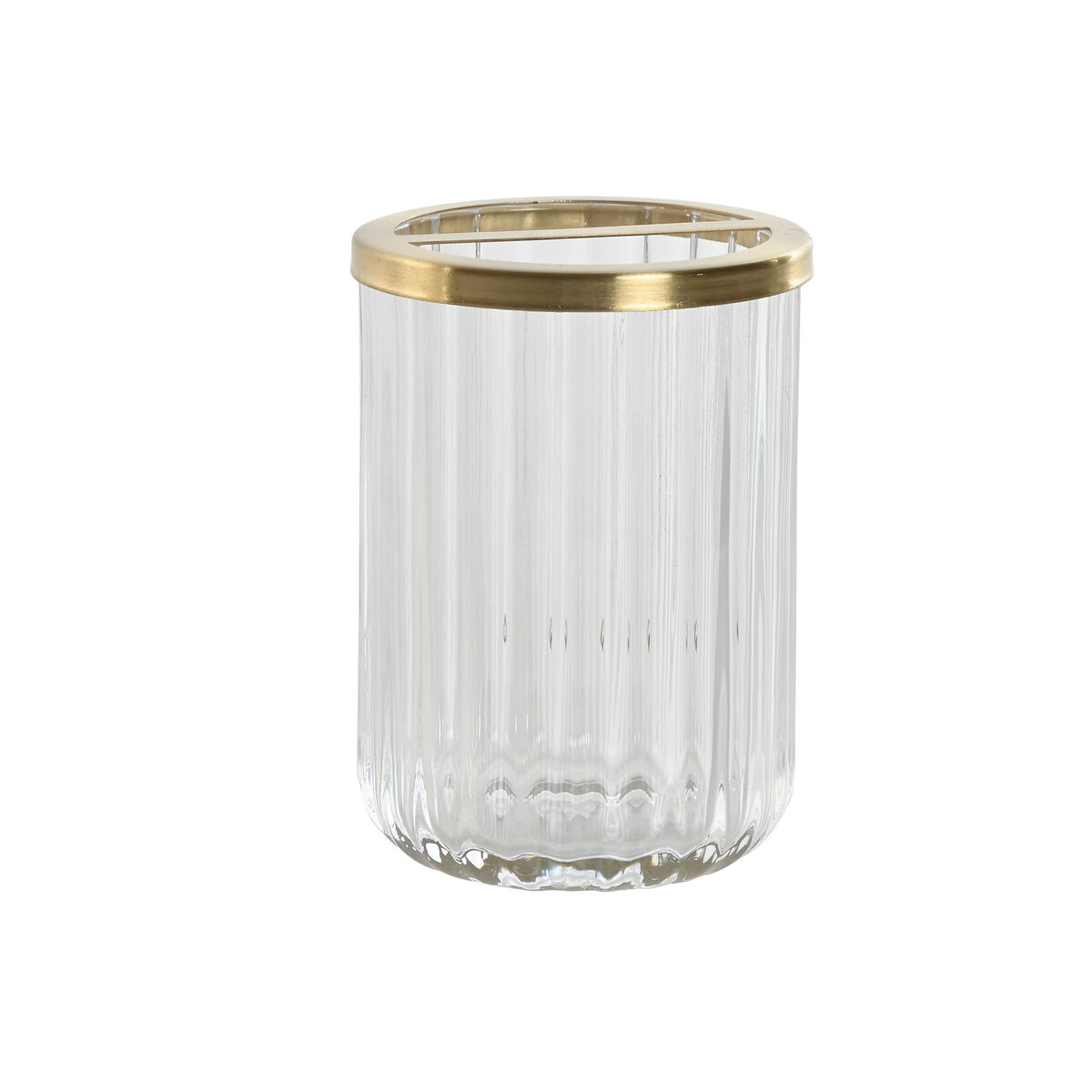 Glas Home ESPRIT Gyllene Glas 7,5 x 7,5 x 10 cm