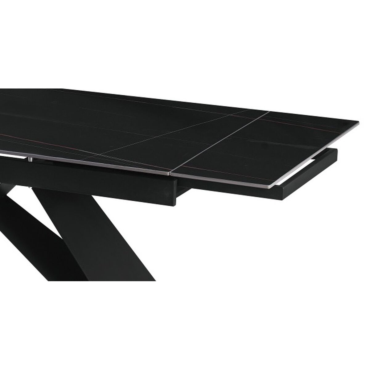 Matsalsbord Home ESPRIT Svart Metall Keramik 160 x 90 x 75 cm - 2