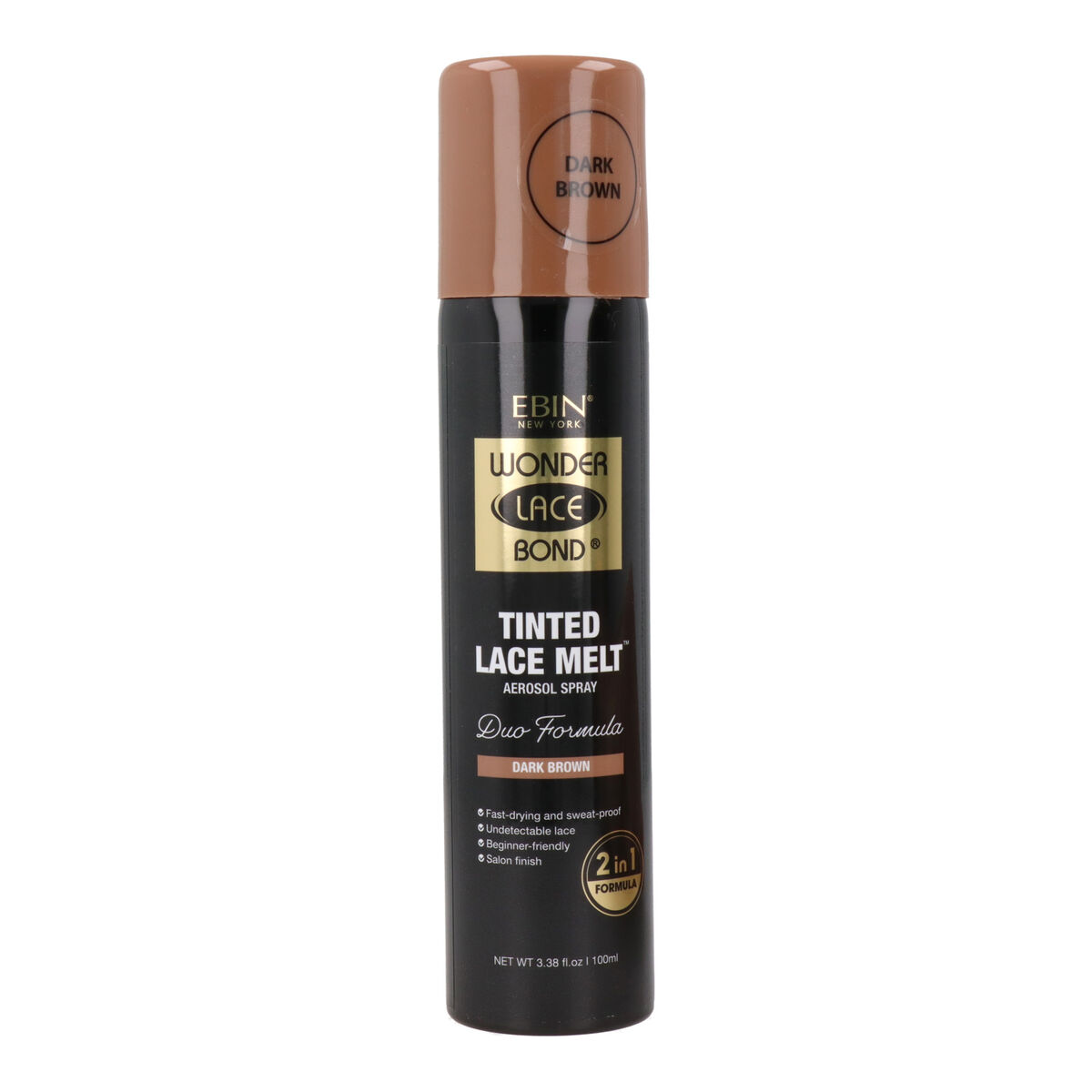 Perukfärg Ebin New York Tinted Lace Melt Dark Brown 100 ml