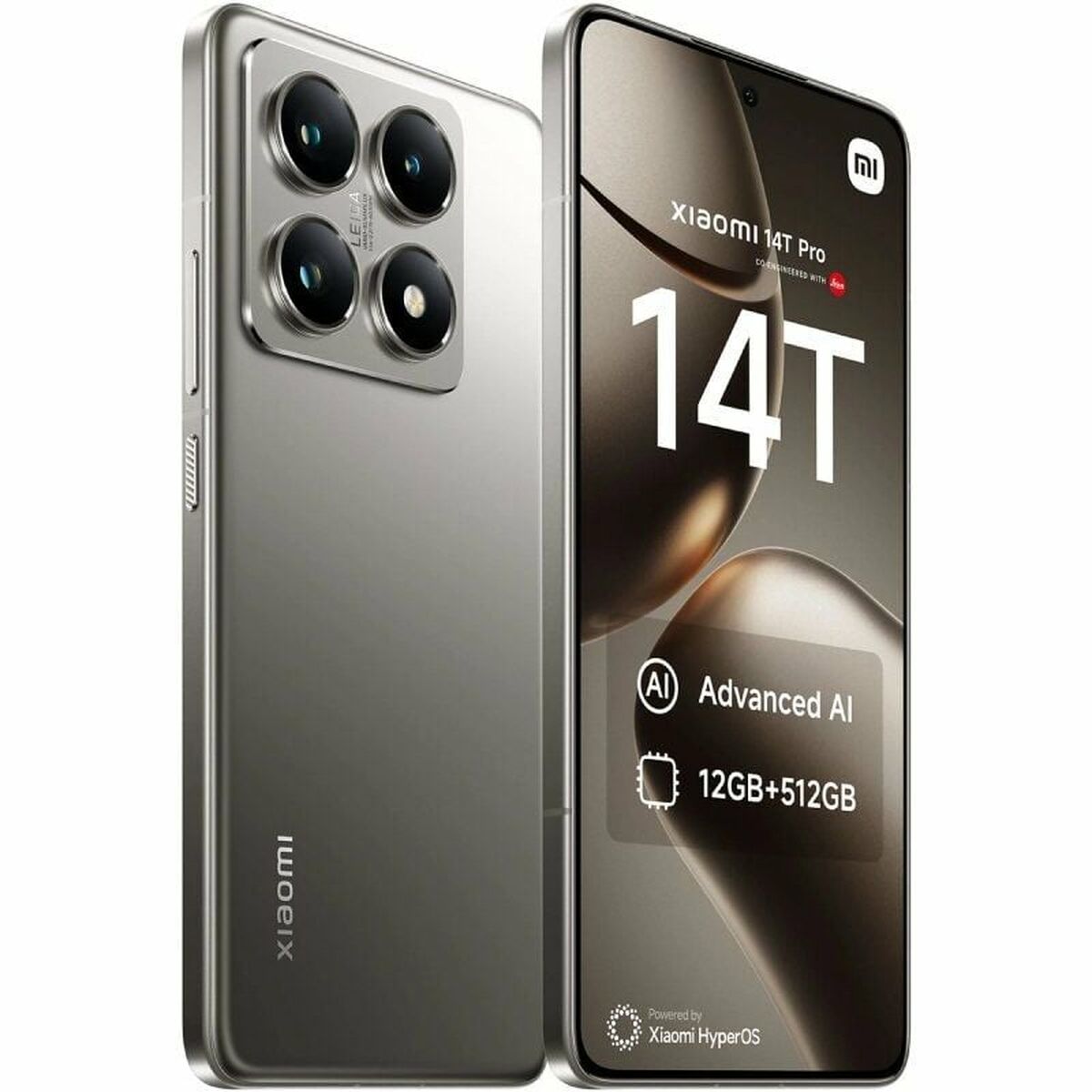 Smartphone Xiaomi 14T Pro Octa Core 12 GB RAM 256 GB Grå - 2