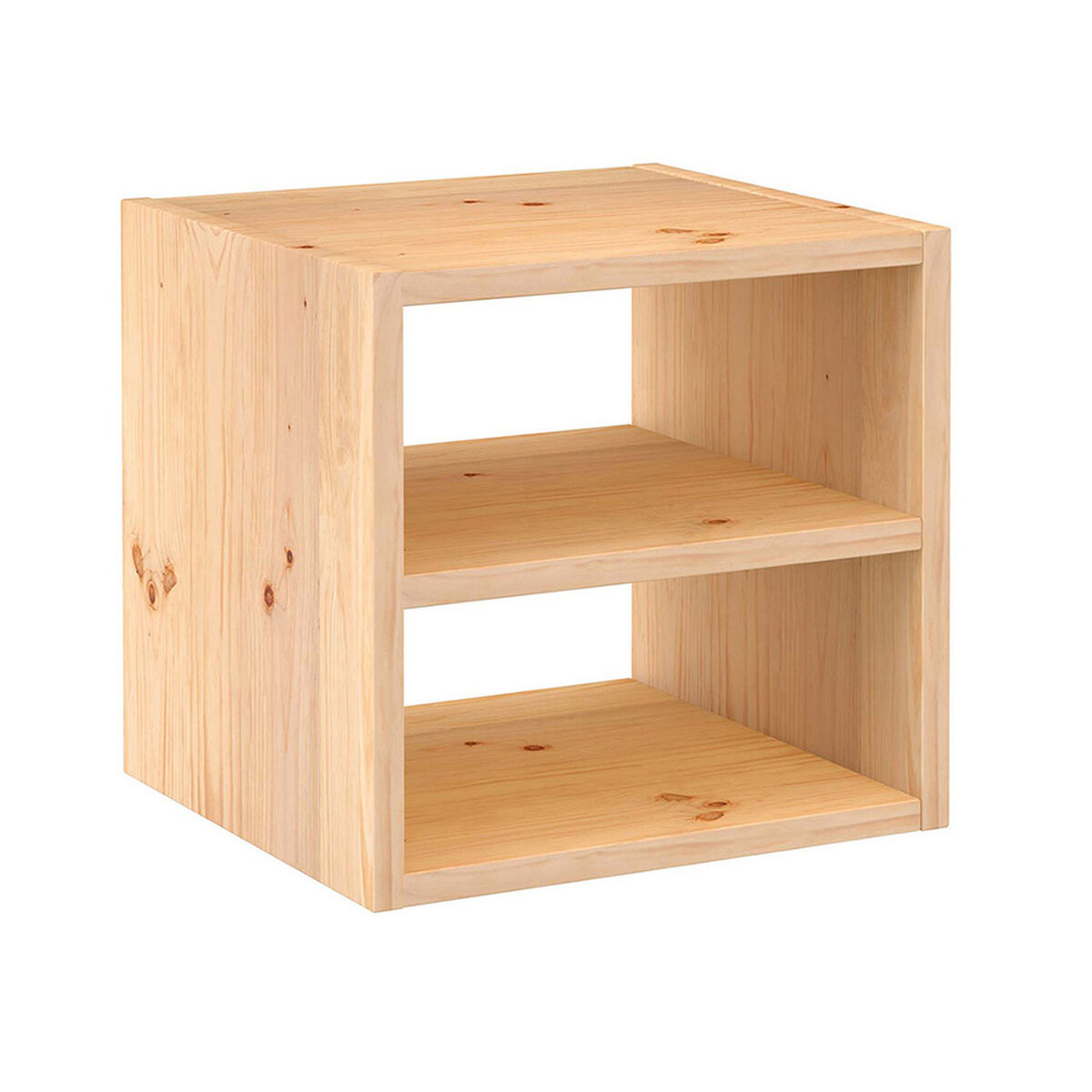 Bokhylla Astigarraga Dinamic 1 Brun Naturell Furu 36,2 x 33 x 36,2 cm Kuber Modulär - 2
