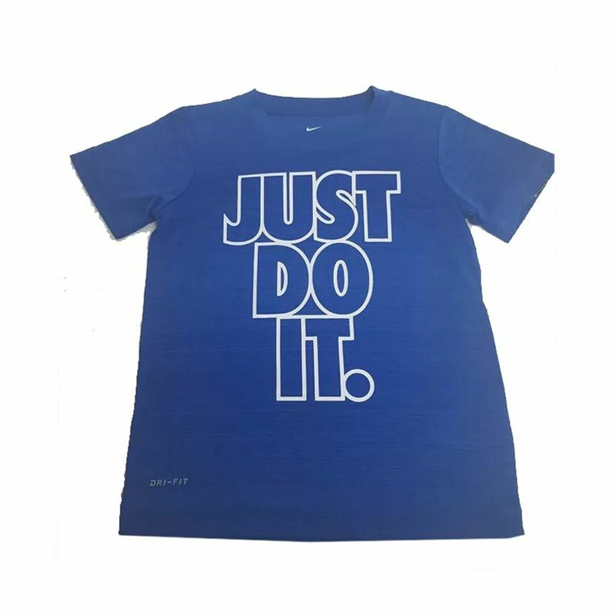 Barn T-shirt med kortärm Nike Verbaige Blå - 4