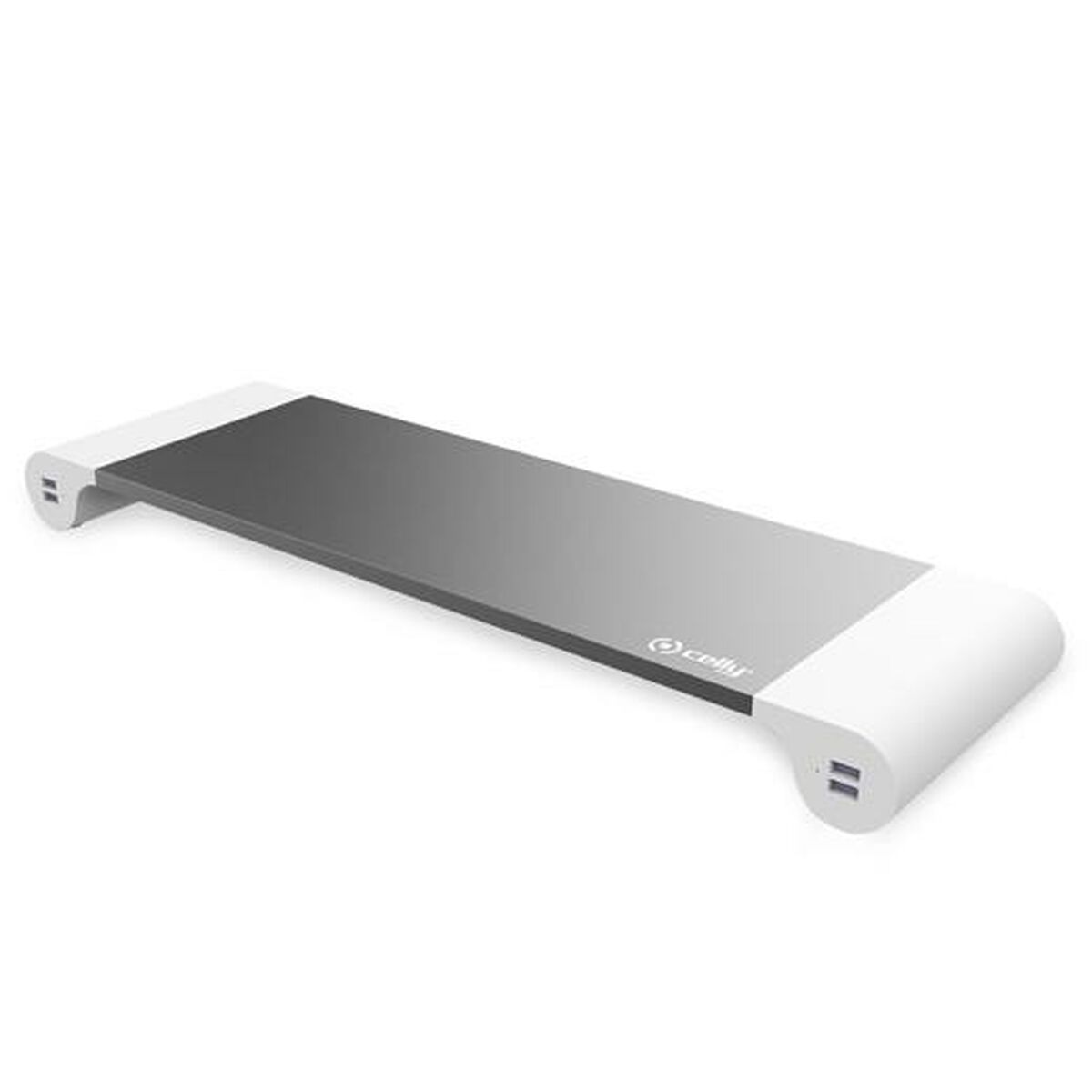 Bordfäste för Skärm Celly SW HUB USB x 4 27" Vit Grå - 2