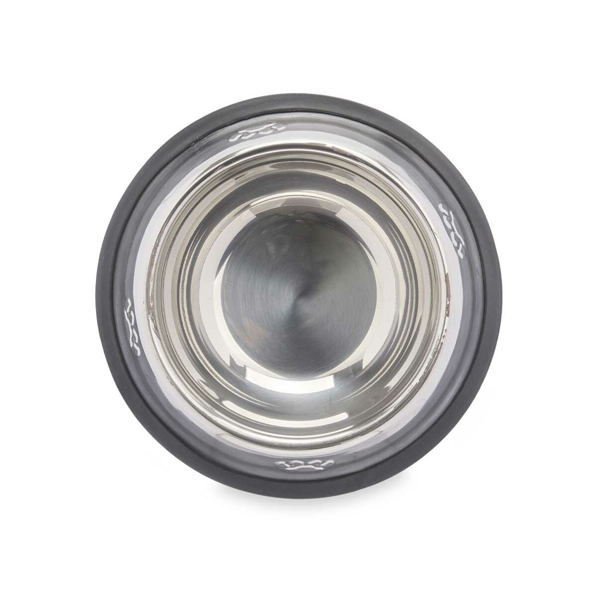 Hundmatare Mascow Grå Silvrig Gummi Metall 18 x 4,5 x 18 cm 35 x 0,03 x 25 cm (24 antal) - 2