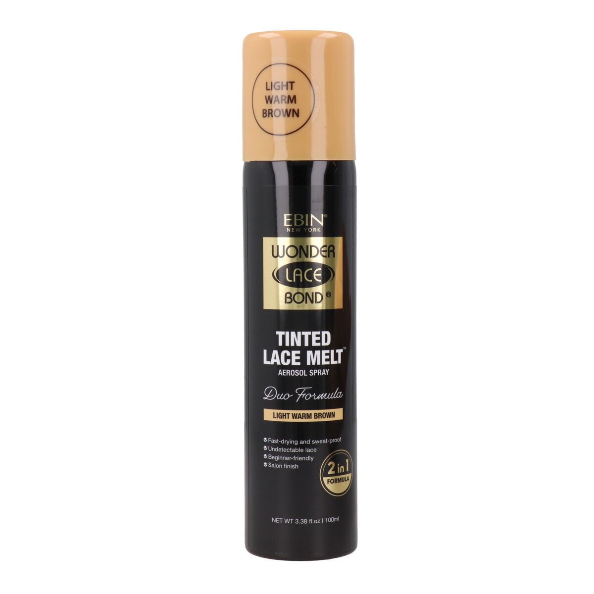 Perukfärg Ebin New York Tinted Lace Melt Light Warm Brown 100 ml