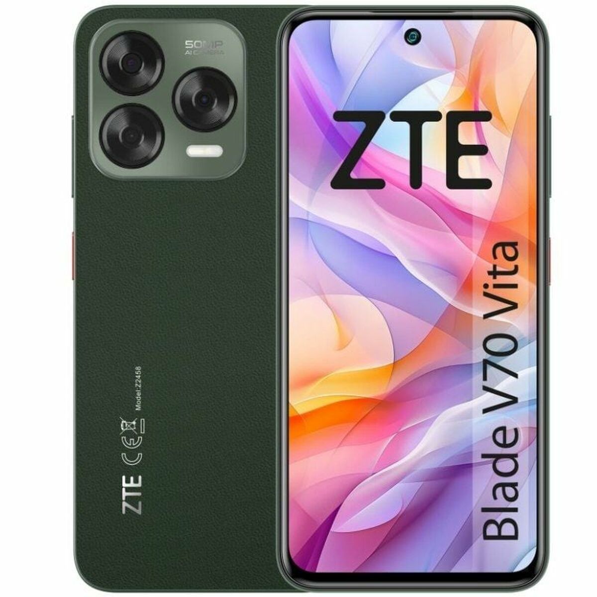 Smartphone ZTE Blade V70 Vita Octa Core 8 GB RAM 256 GB Grön 6,7"