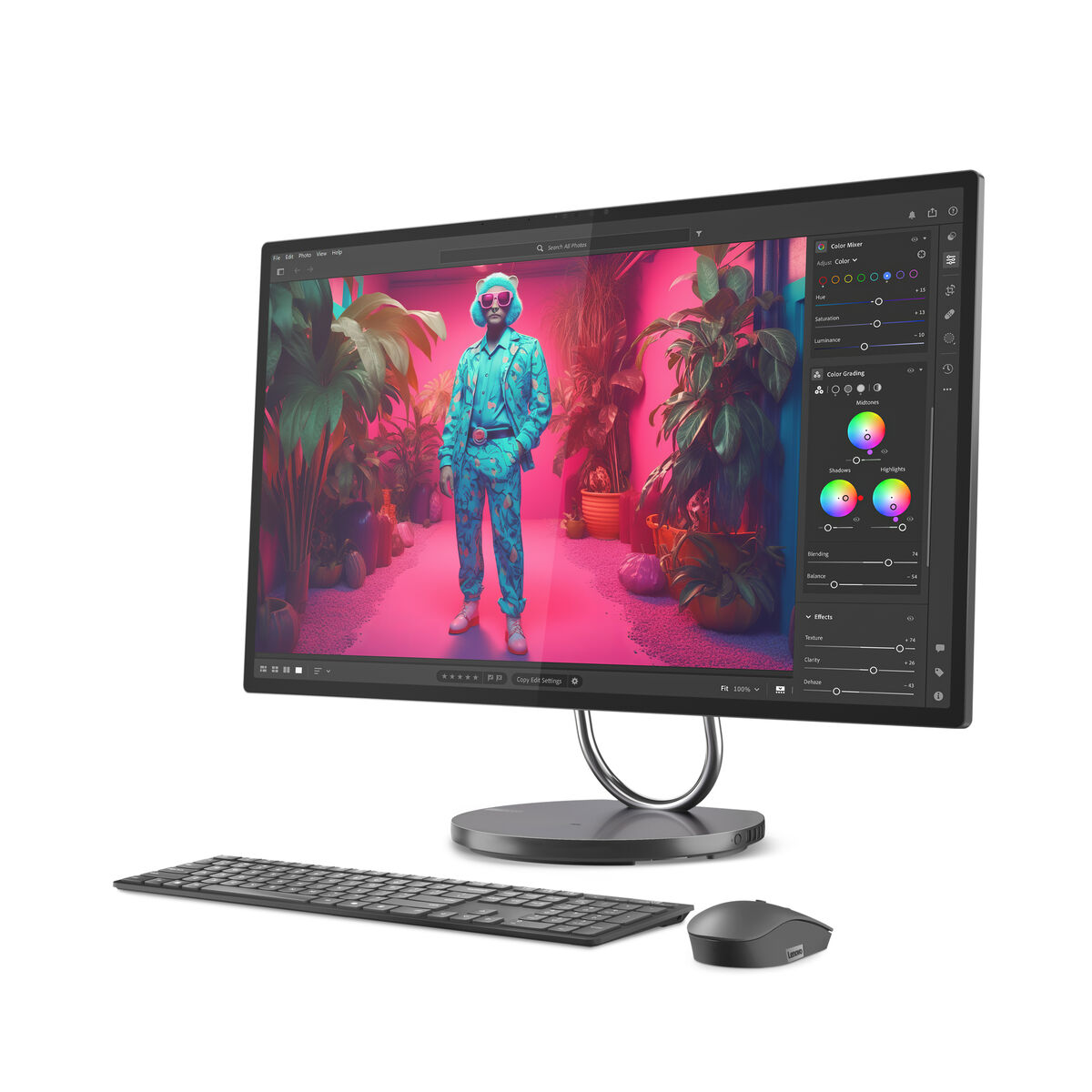 All in One Lenovo F0HX000KSP Nvidia Geforce RTX 4050 31,5" Intel Core Ultra 7 258V 1 TB SSD Qwerty Spanska - 3