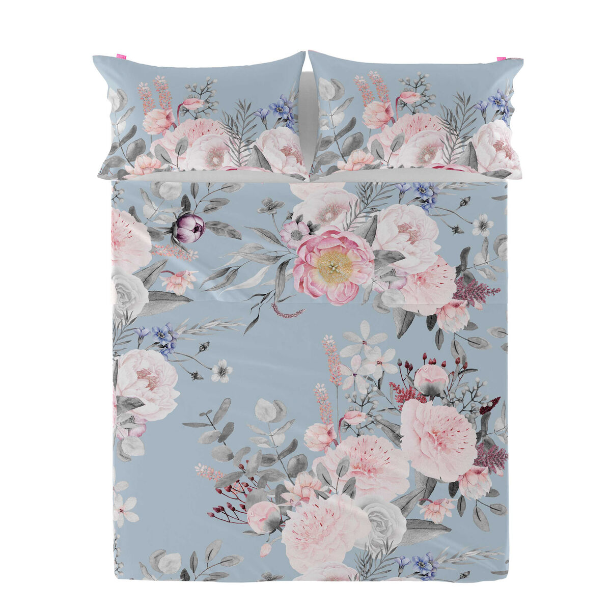 Överlakan HappyFriday Soft bouquet Multicolour 260 x 270 cm - 2