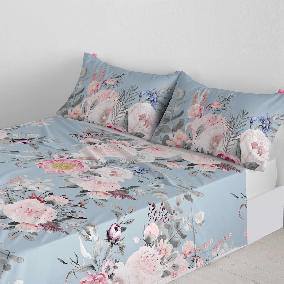 Överlakan HappyFriday Soft bouquet Multicolour 260 x 270 cm - 3