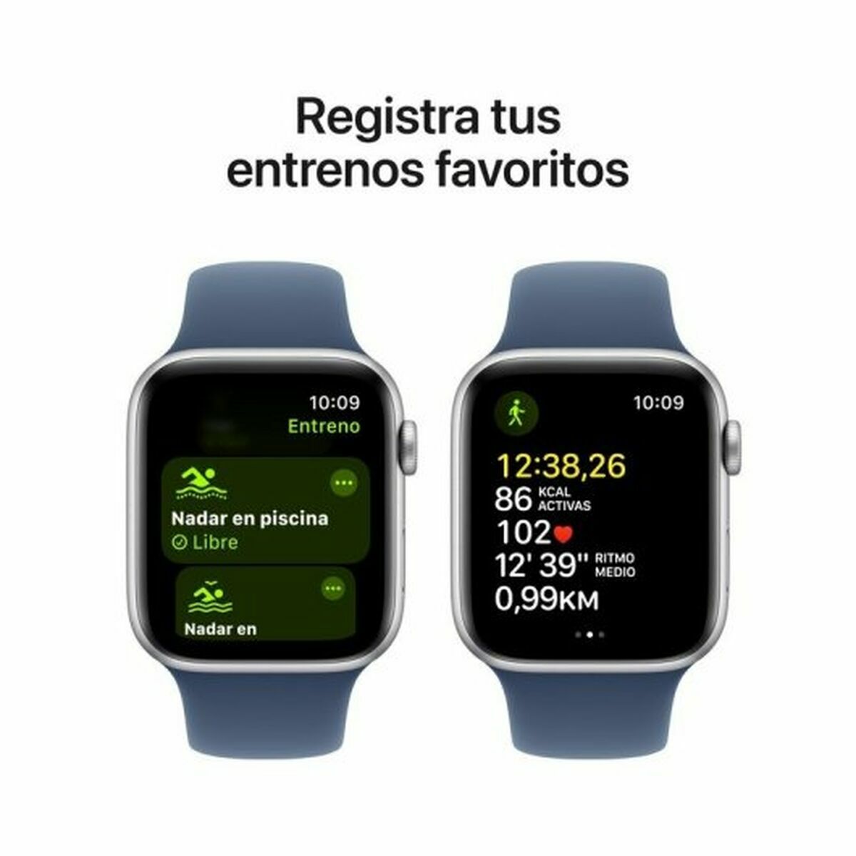 Smartklocka Apple Watch SE 1,78" Blå Silvrig Ø 44 mm - 6