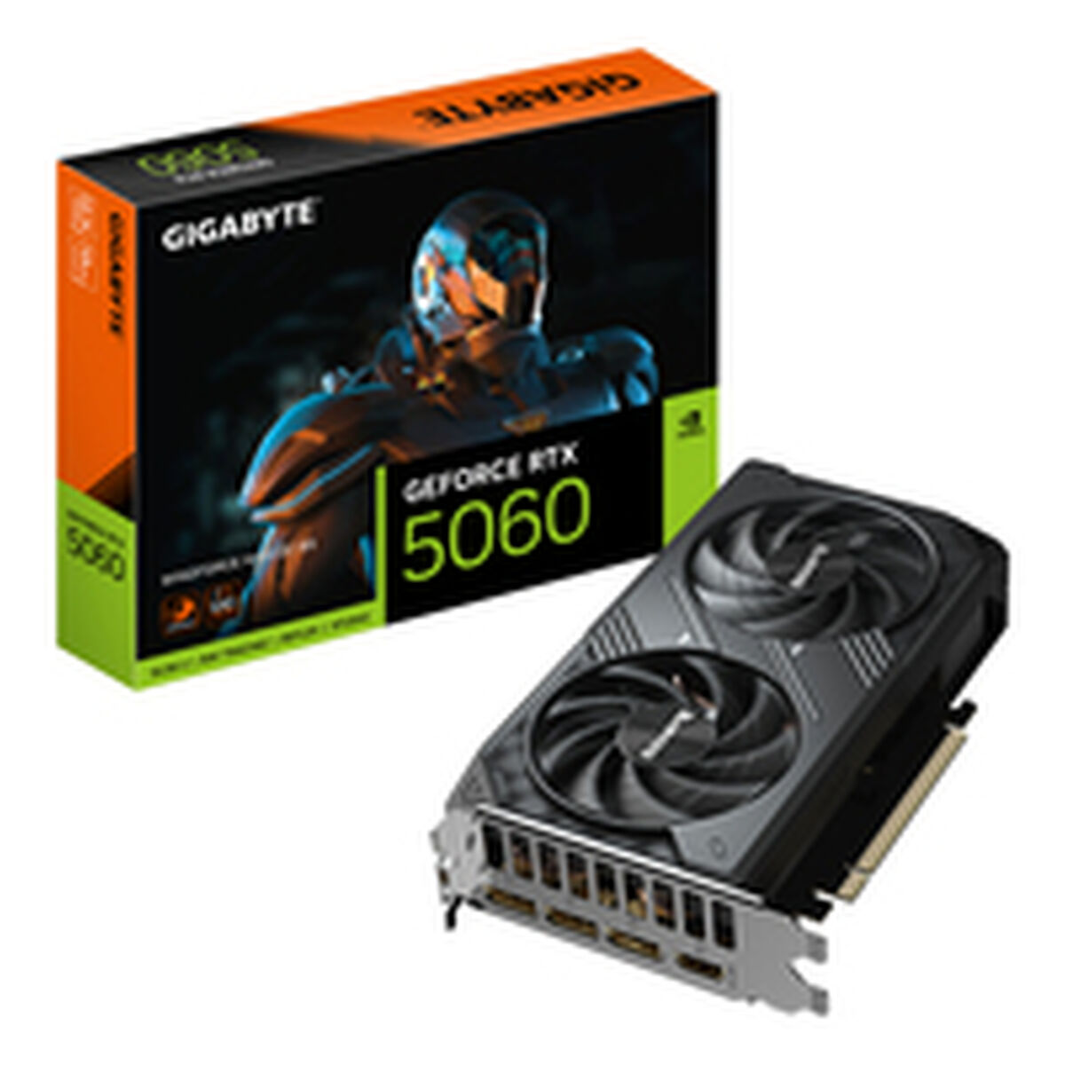 Grafikkort Gigabyte GV-N5060WF2MAX OC-8GD GEFORCE RTX 5060 8 GB GDDR7