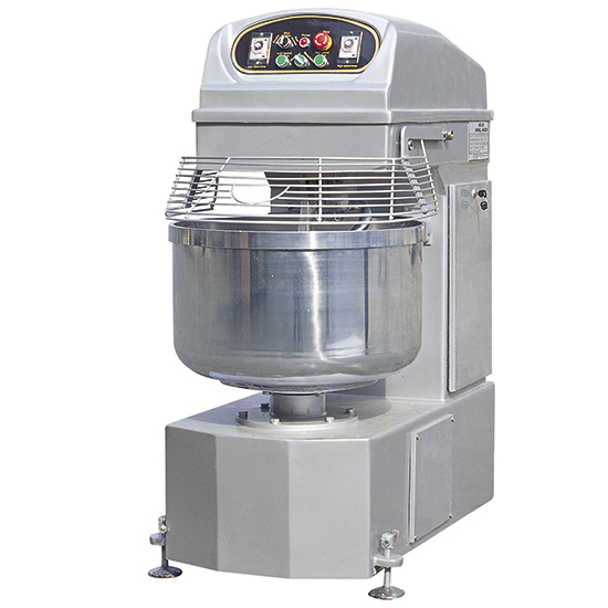 Spiralblandare, 75 kg / 200 liter, 2 hastigheter, med timer