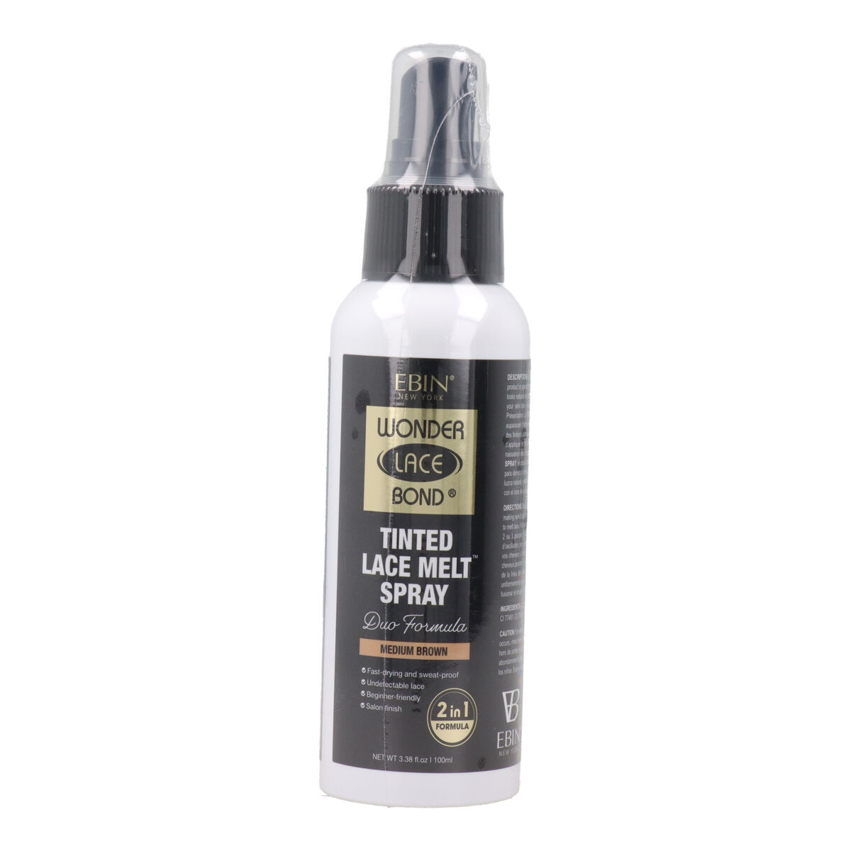Perukfärg Ebin New York Tinted Lace Melt Medium Brown 100 ml