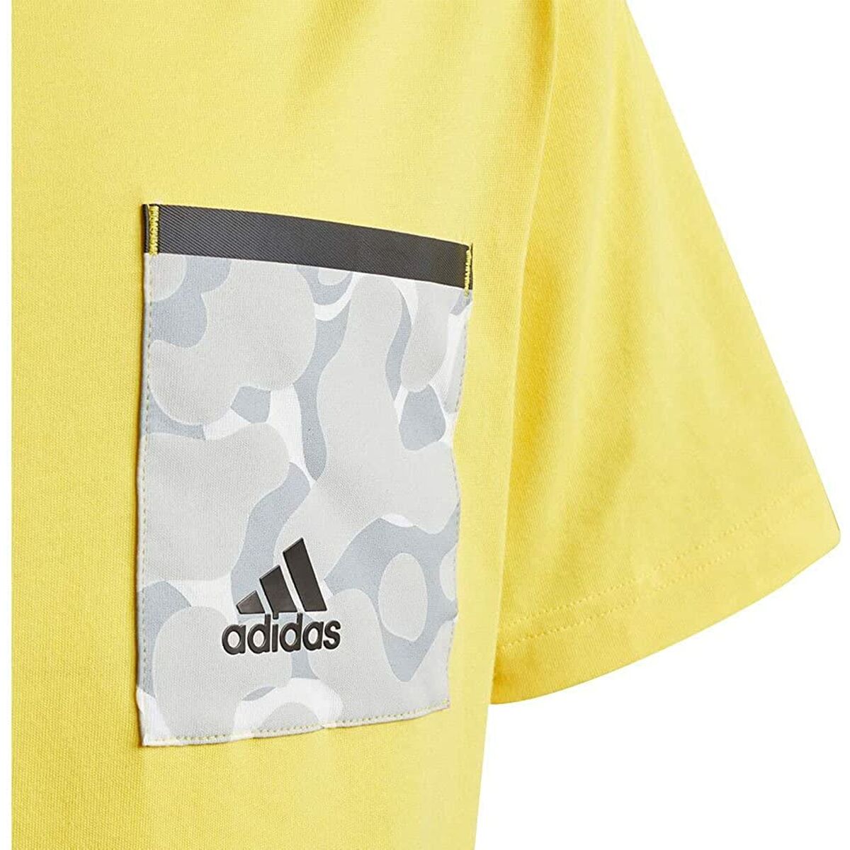 Barn T-shirt med kortärm Adidas Future Pocket Gul - 4