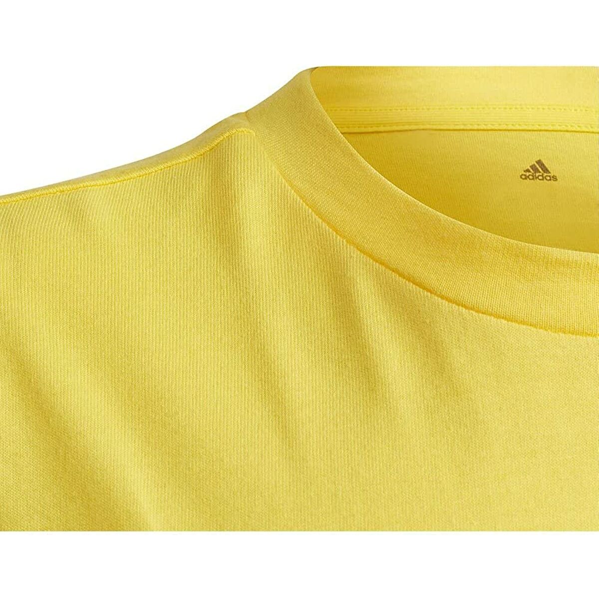 Barn T-shirt med kortärm Adidas Future Pocket Gul - 2