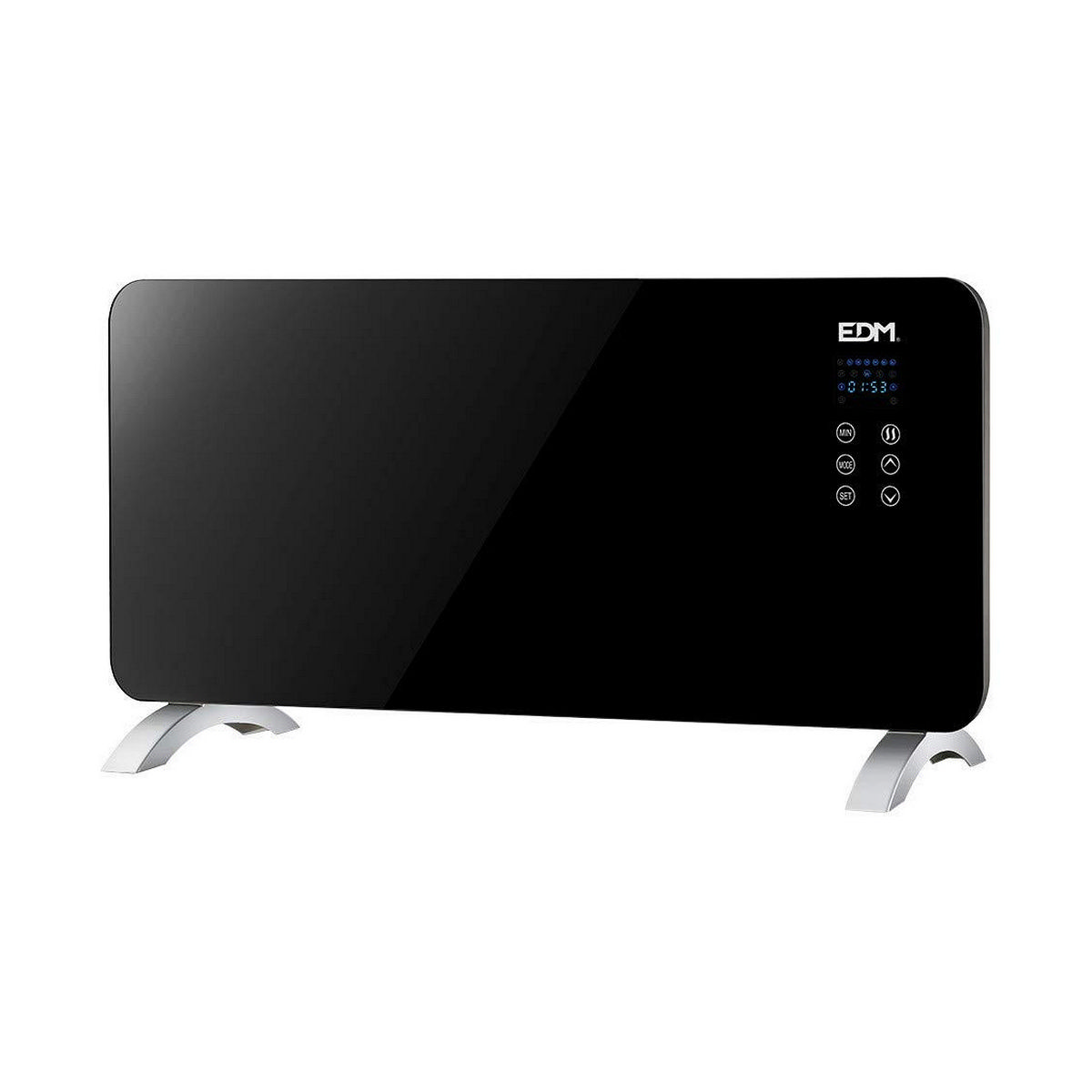Konvektionselement EDM 07183 07183 Svart 2000 W
