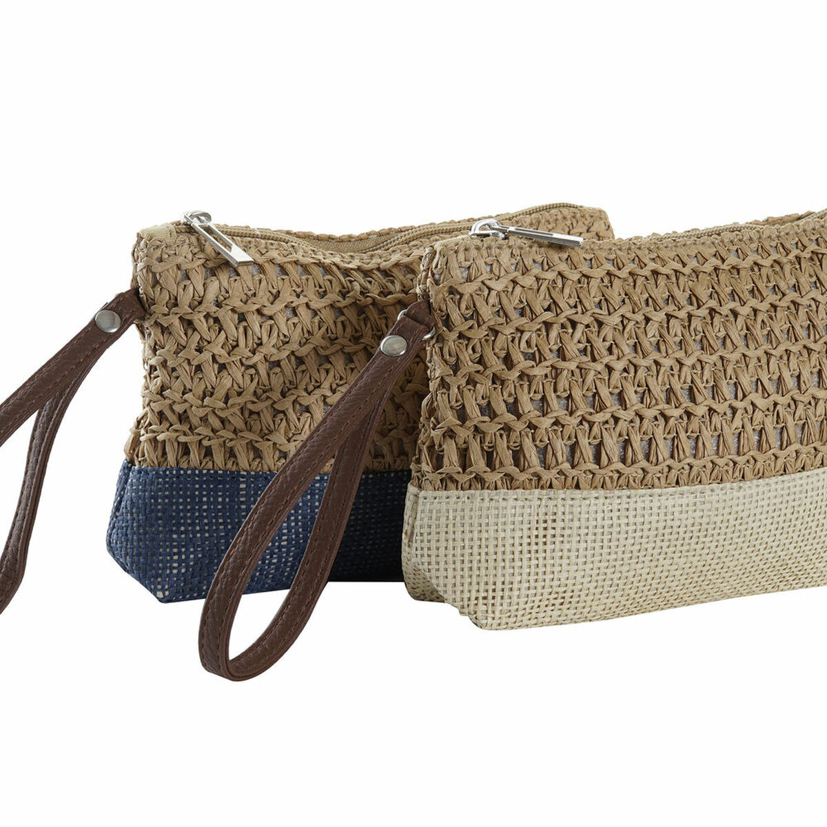 Necessär DKD Home Decor Fibrer Gul Blå Vit Röd Beige (4 antal) - 5