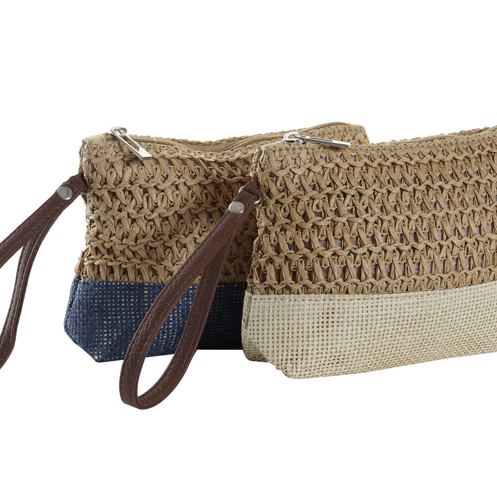 Necessär DKD Home Decor Fibrer Gul Blå Vit Röd Beige (4 antal)