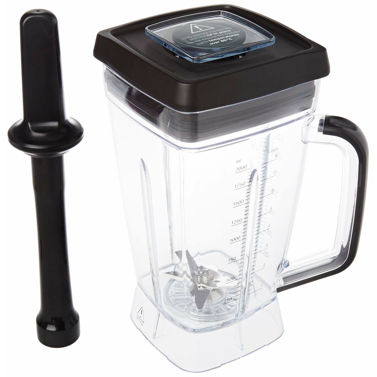 Glasmixer BOSCH MMBH6P6B Svart 1600 W (2 L) - 2