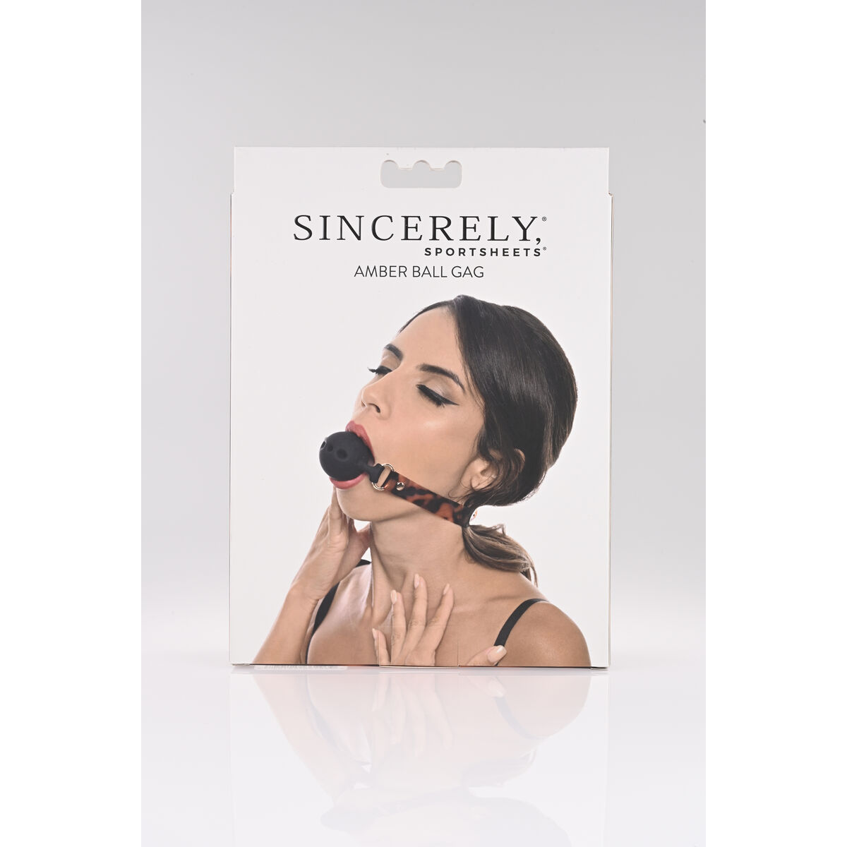 Solid Ball Gag Sportsheets Amber - 4