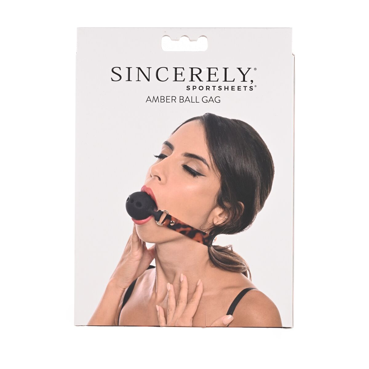 Solid Ball Gag Sportsheets Amber - 5