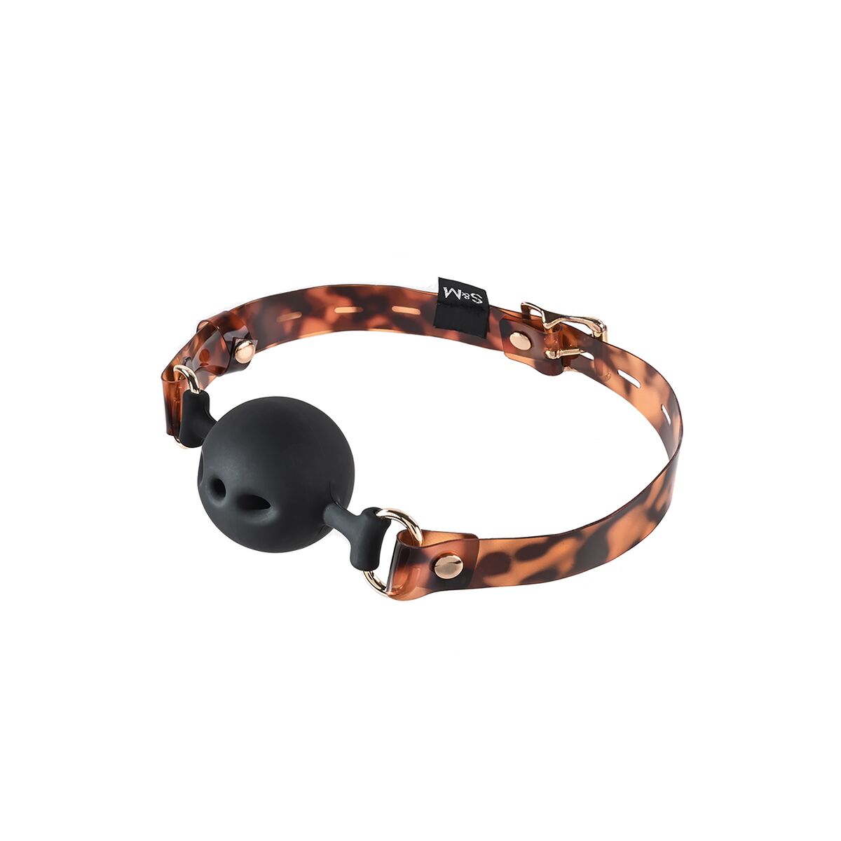 Solid Ball Gag Sportsheets Amber - 3