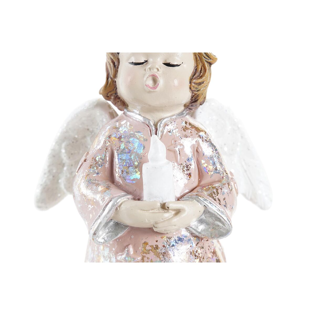 Julgranskula DKD Home Decor Harts Ängel (7 x 5 x 13 cm) (2 antal) - 2