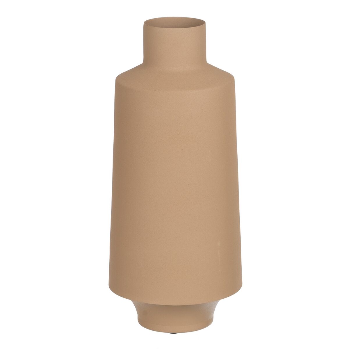 Vas 18 x 18 x 43,5 cm Beige Järn