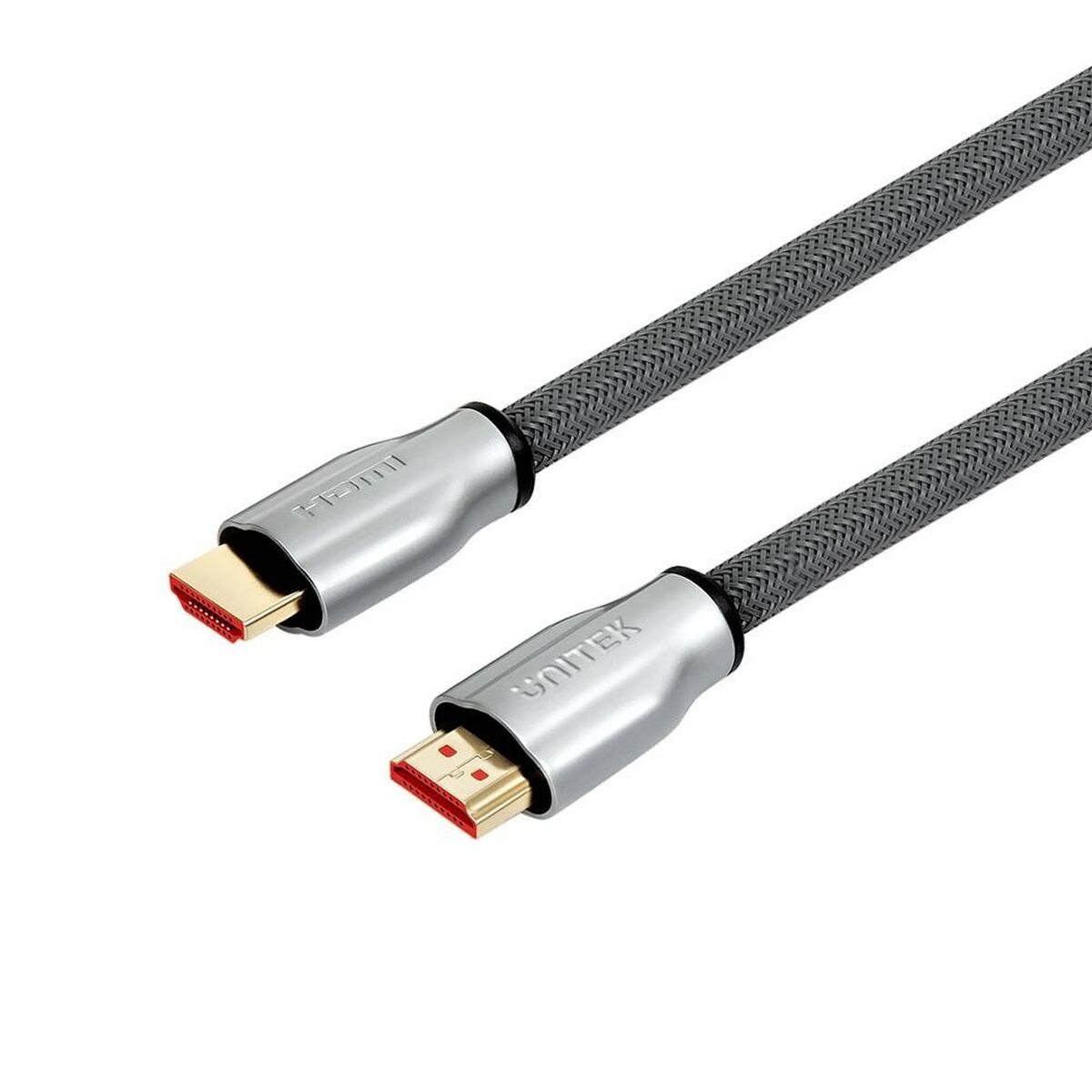 Kabel HDMI Unitek Y-C136RGY Silvrig Zink 1 m
