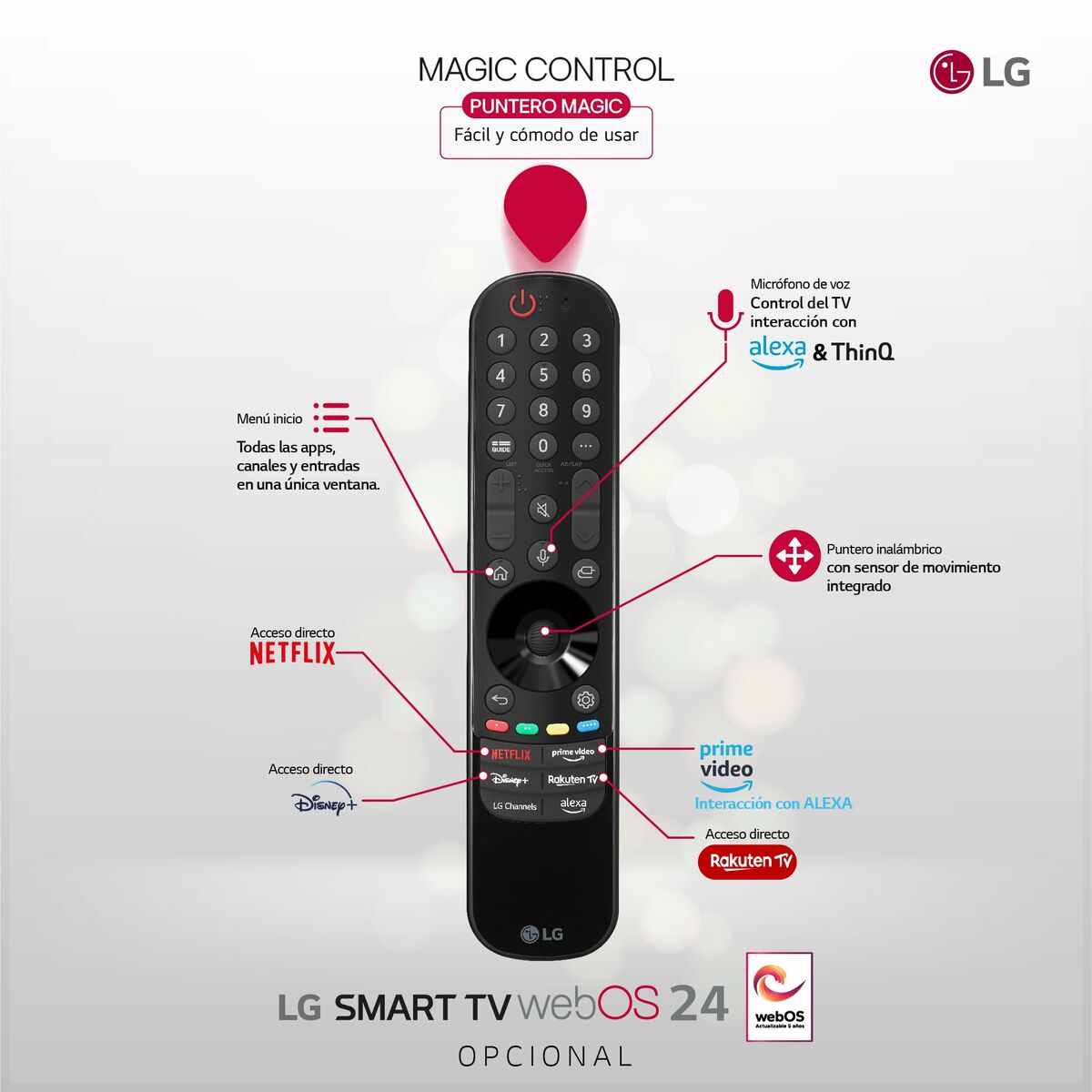 Smart TV LG 50UT73006LA.AEUQ 50" 4K Ultra HD LED HDR D-LED - 5