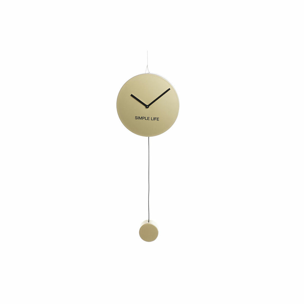 Väggklocka DKD Home Decor Gyllene Järn Plast Pendyl 22 x 5,5 x 60 cm - 7