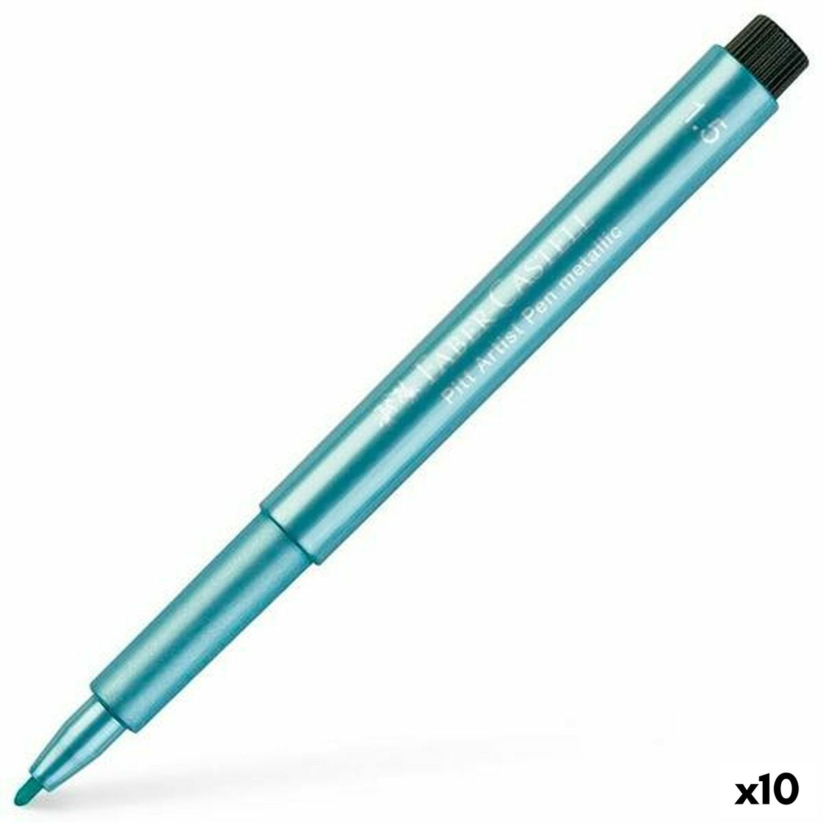 Tuschpennor Faber-Castell Pitt Artist Metallic (10 antal)